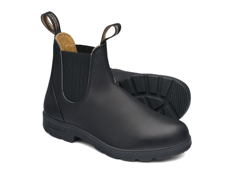 Blundstone Black Herringbone Elastic Side Coot - V Cut 610 - #1