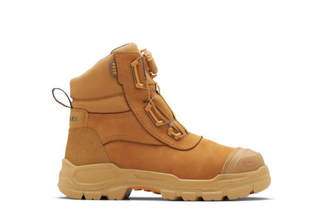 Blundstone RotoFlex Wheat water-resistant premium nubuck 150mm Boa® Lacing safety boot 9020 (7655386021933)