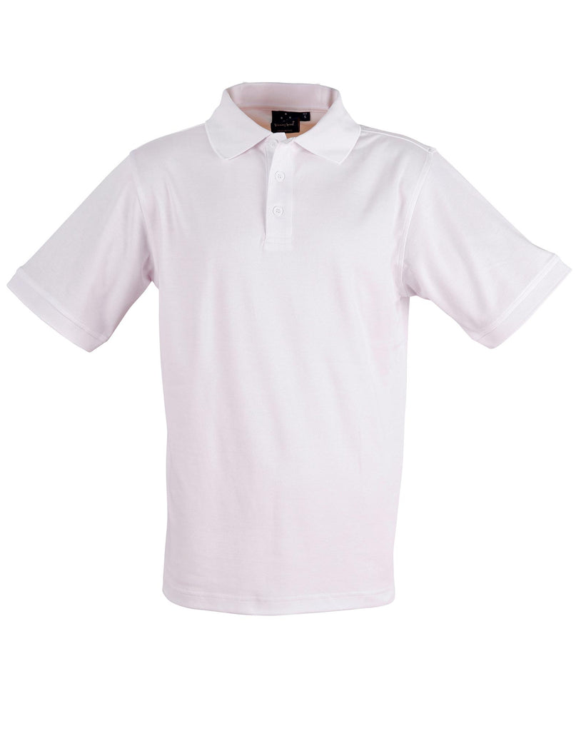 Winning Spirit Mens Cotton Back Truedry Short Sleeve Polo PS33 (7484246229037)