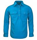 Ladies Pilbara Closed Front Long Sleeve Shirt RM300CF (7700573192237)