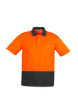 Unisex Hi Vis Basic Spliced S/S Polo ZH231 (7478779707437)