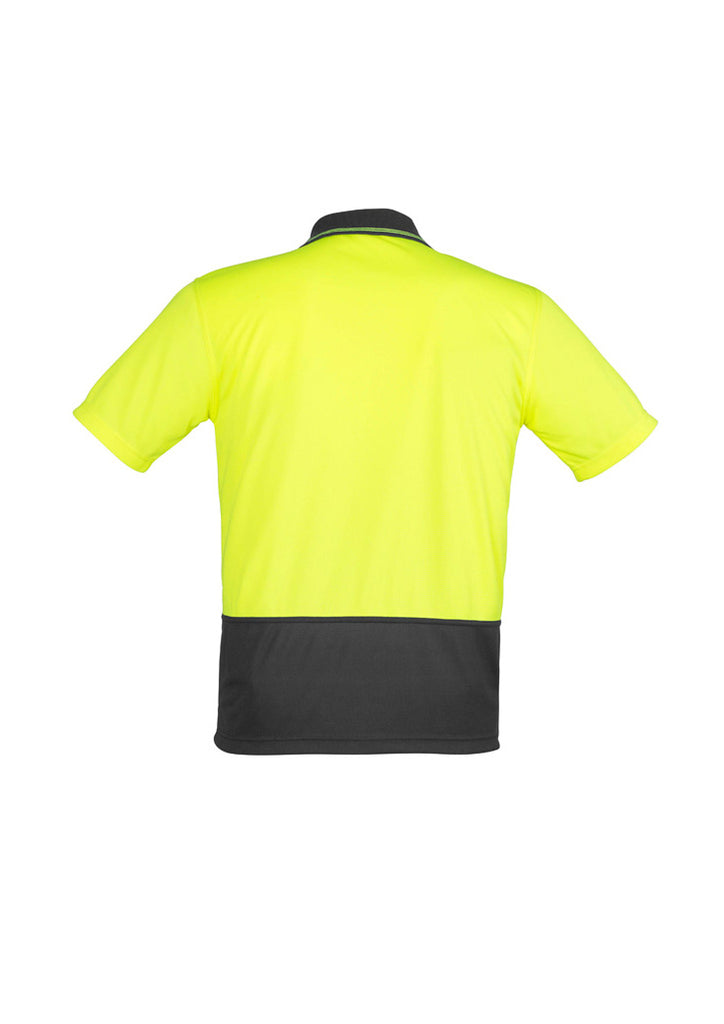 Unisex Hi Vis Basic Spliced S/S Polo ZH231 (7478779707437)