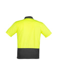 Unisex Hi Vis Basic Spliced S/S Polo ZH231 (7478779707437)