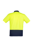 Unisex Hi Vis Basic Spliced S/S Polo ZH231 (7478779707437)
