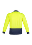 Unisex Hi Vis Basic Spliced L/S Polo ZH232 (7478779772973)