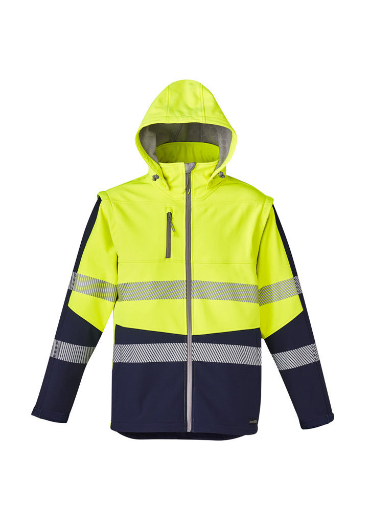 Unisex Streetworx 2 in 1 Stretch Softshell Taped Jacket ZJ453 (7478779805741)