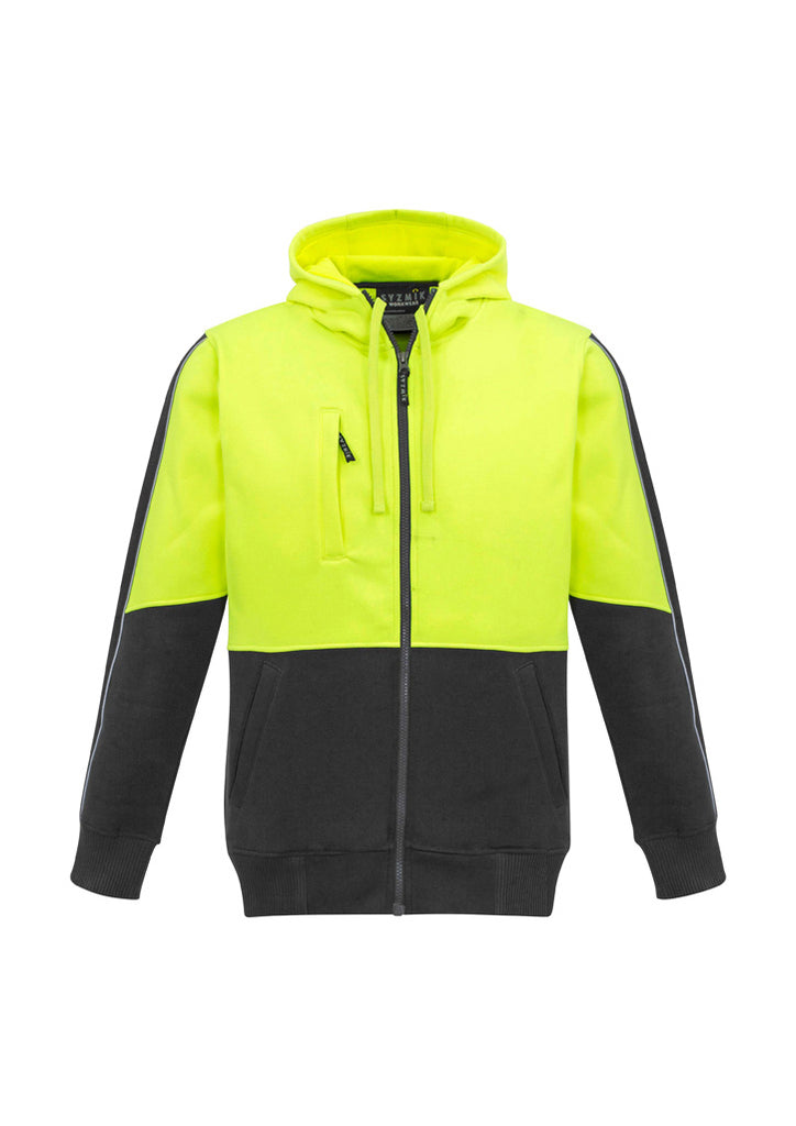 Unisex Hi Vis Full Zip Hoodie ZT485 (7478779740205)