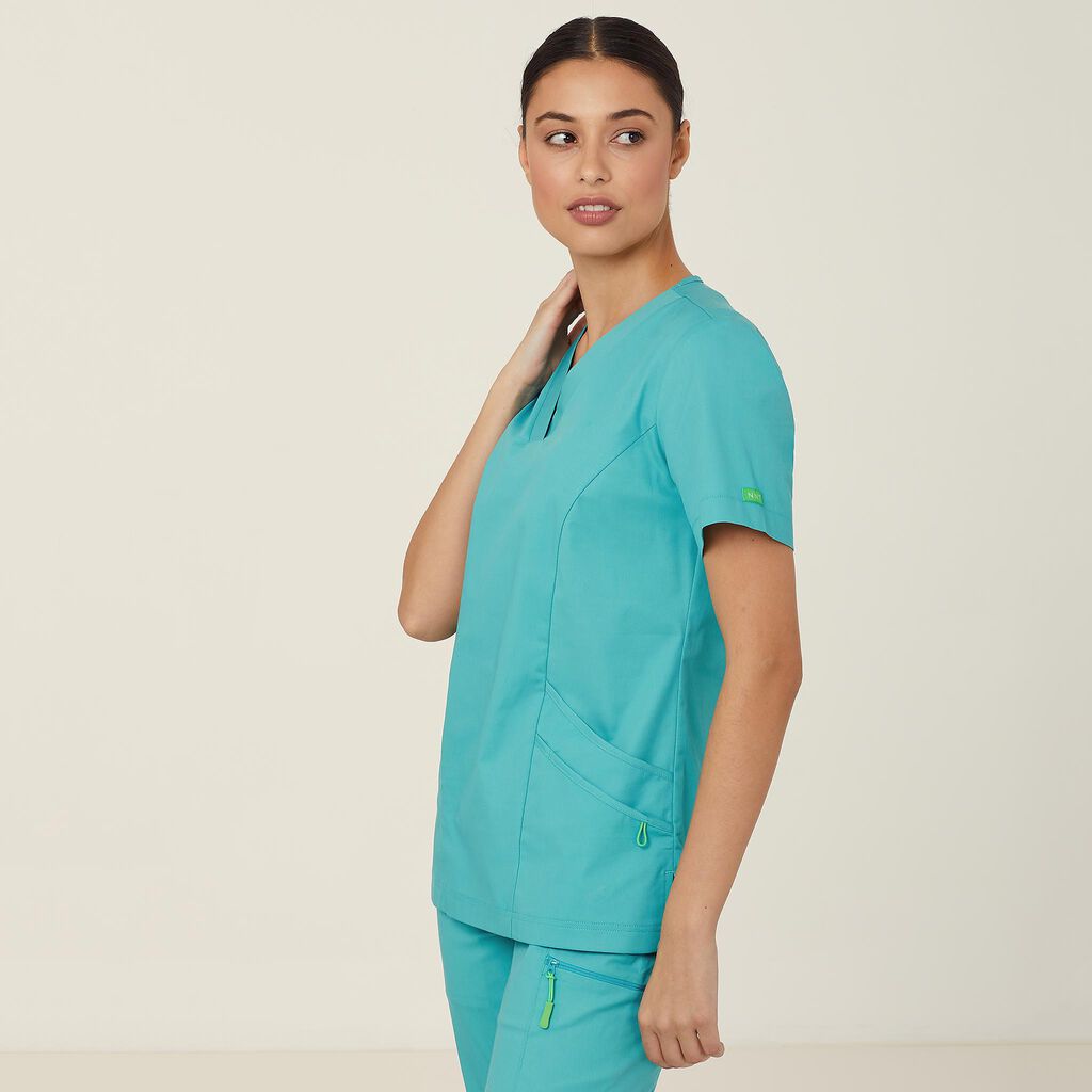 NNT Womens Next-Gen Antibacterial Florence Scrub Top CATULM (7667146719277)