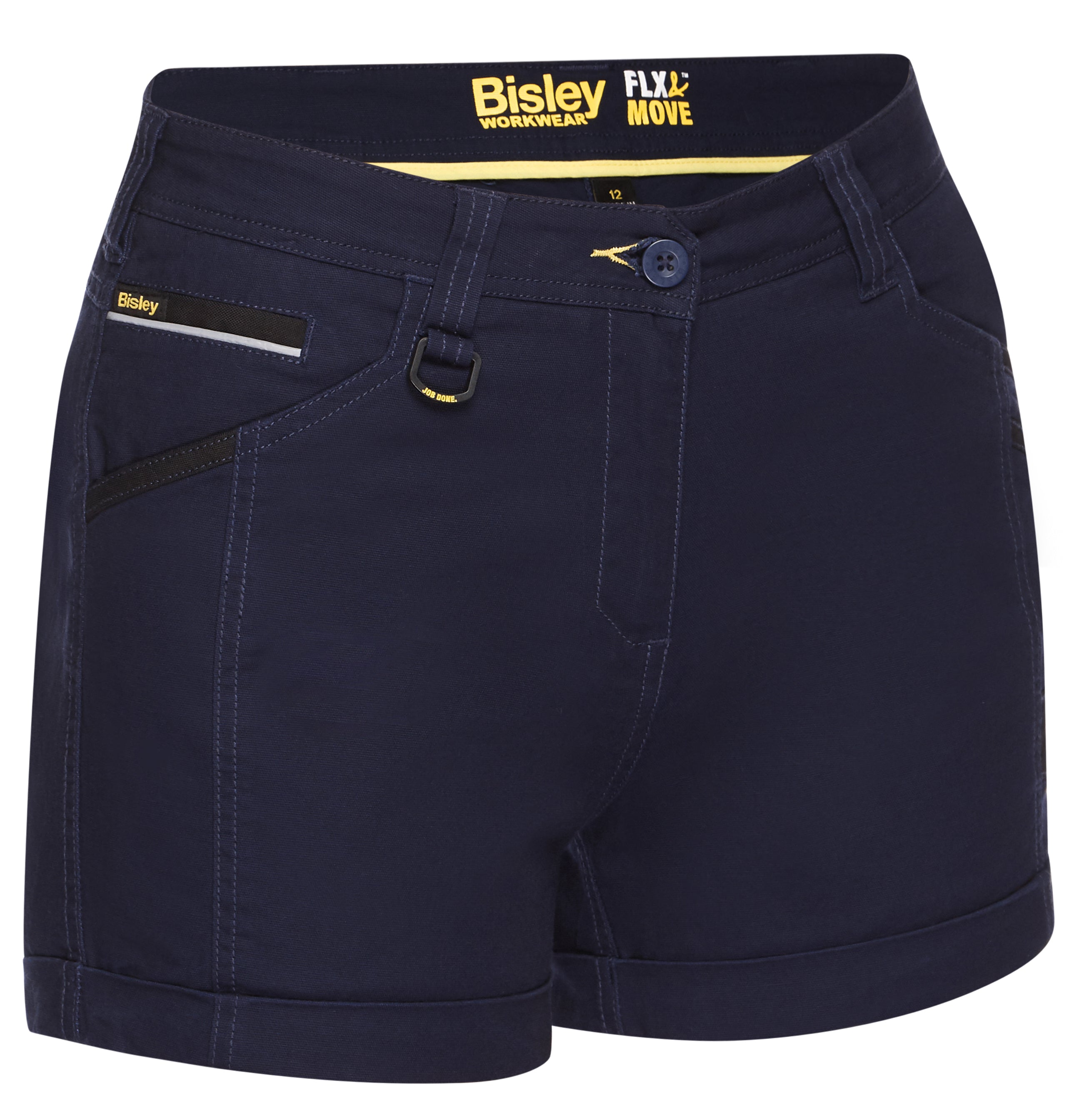Bisley Womens Flex and Move Short Short BSHL1045 - #1 Workwear Store