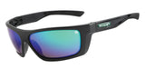 Flash Jet Black Gloss Frame Jade Green Mirror Lens (5200166060077)