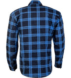 Open Front Flannelette Shirt Red-Black (6542024179757)