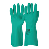Chemical Resistant Gloves Green Nitrile Length 33cm (5209036062765)