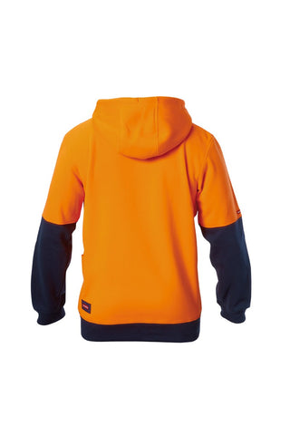 Hi Vis Two Tone Brushed Fleece Hoodie (5200177201197)