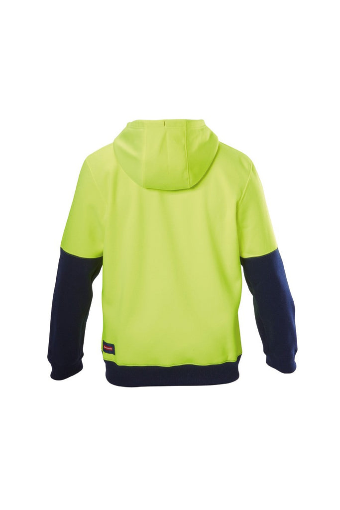 Hi Vis Two Tone Brushed Fleece Hoodie (5200177201197)