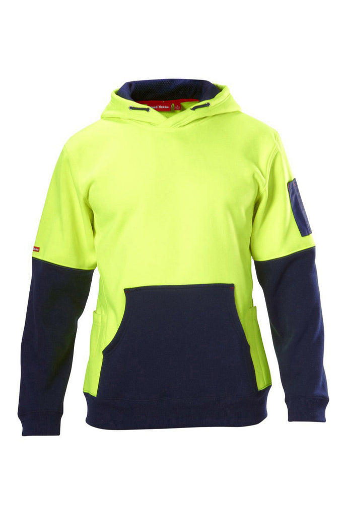 Hi Vis Two Tone Brushed Fleece Hoodie (5200177201197)