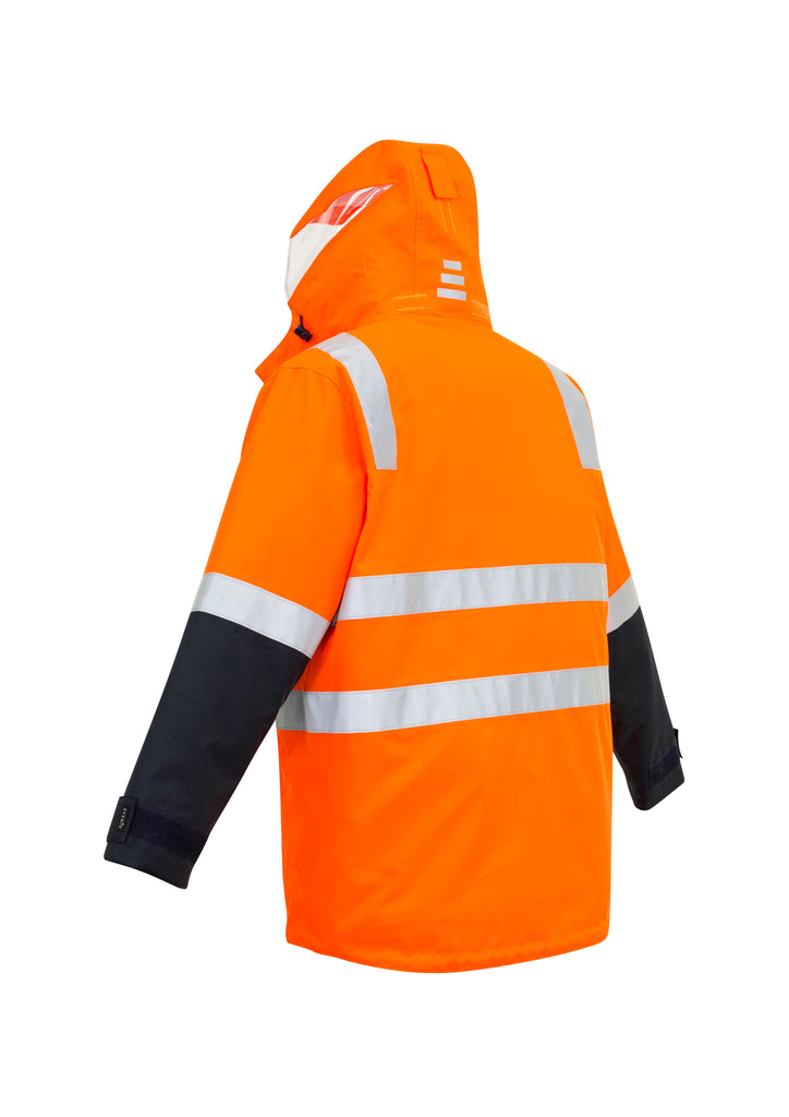 Mens Hi Vis 4 In 1 Waterproof Jacket (5220739809325)