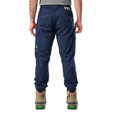 WP-12C FXD Cuffed Elastic Waist Stretch Ripstop Work Pant