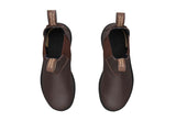 Brown Herringbone Elastic Side Boot - V Cut Kids 630 (8014735933485)