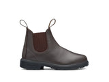 Blundstone Brown Herringbone Elastic Side Boot - V Cut Kids 630 AU/UK Sizing