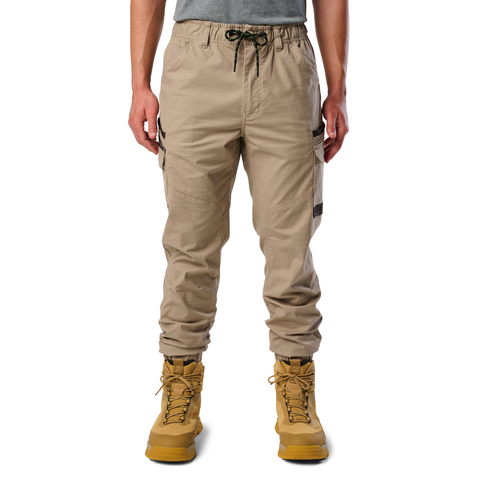 WP-12C FXD Cuffed Elastic Waist Stretch Ripstop Work Pant