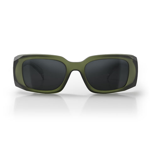 Safestyle Auras Matte Moss Green Frame Grey Polarised Lens SPAU1-003