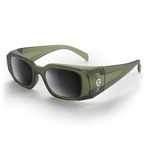 Safestyle Auras Matte Moss Green Frame Grey Polarised Lens SPAU1-003