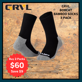 GRVL Bobcat Bamboo 3 Pack Socks GRVL-S3 (7920353247277)