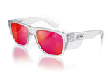 Safe Style Fusions Clear Frame/Mirror Red Polarised UV400 (FCRP100) (7734353526829)