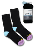 GRVL Womens Everyday 5 Pack Crew Socks GRVL-S8