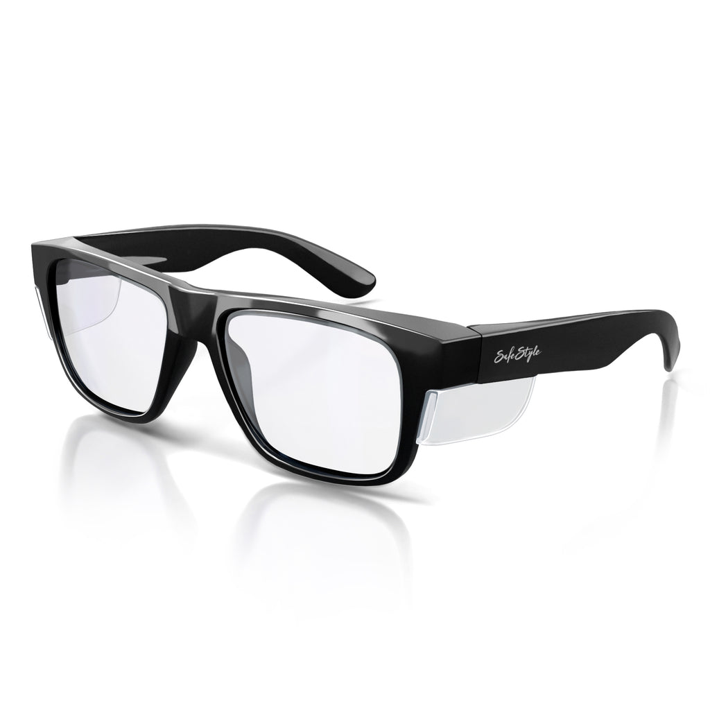 Fusions Black Frame Clear UV400 (FBC100) (7393000357933)