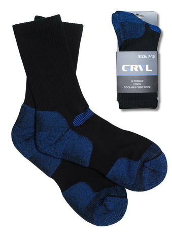 GRVL Hi Tourque Coolmax 2 Pack Socks GRVL-S4