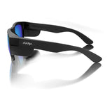 Safe Style Fusions Matte Black Frame/Mirror Blue Polarised UV400 (FMBBP100) (7734353559597)
