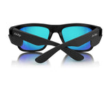 Safe Style Fusions Matte Black Frame/Mirror Blue Polarised UV400 (FMBBP100) (7734353559597)