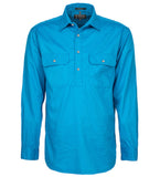 Mens Pilbara Closed Front L/S Shirt RM200CF