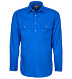 Mens Pilbara Closed Front L/S Shirt RM200CF