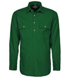Mens Pilbara Closed Front L/S Shirt RM200CF