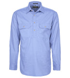 Mens Pilbara Closed Front L/S Shirt RM200CF