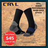 GRVL Rebar Sorbtek 4 Pack Socks GRVL-S6 (7920353345581)