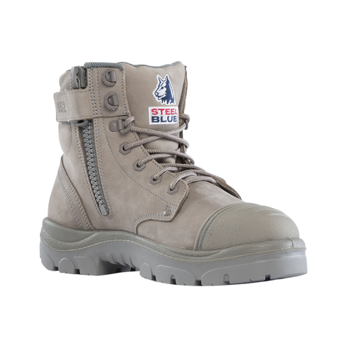 Steel Blue Argyle Zip Work Boots - TPU Scuff 312652 AU/UK Sizing