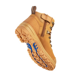 Blundstone Wheat nubuck water-resistant leather zip side safety boot 243 (8084226506797)