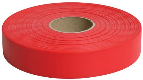 Survey Tape 25mm x 100m Red ROLL (5200169795629)