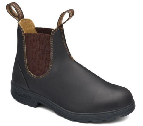 Stout Brown Elastic Side Boot V Cut (5200166387757)