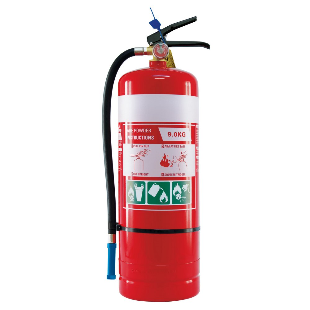 9.0kg ABE Extinguisher c/w Wall Bracket (5200170483757)