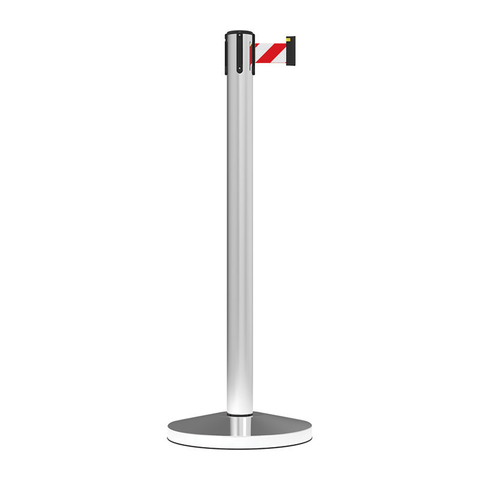 Midline Economy Belt Post 3m - Red/White (5200168288301)