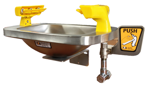 Speakman Wall Mounted Rectangular Eye/Face Wash Bowl (5200184442925)