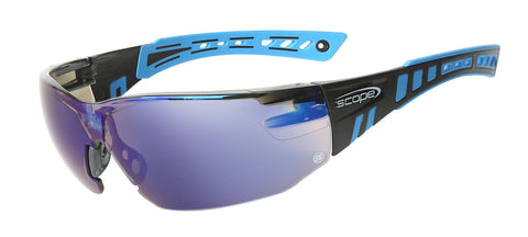 Speed Blue/Black Frame Blue Mirror Lens (5200171073581)