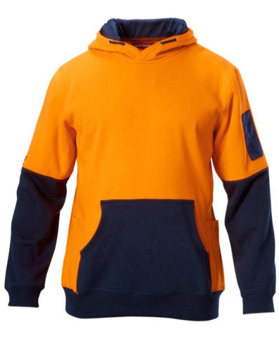 Hi Vis Two Tone Brushed Fleece Hoodie (5200177201197)